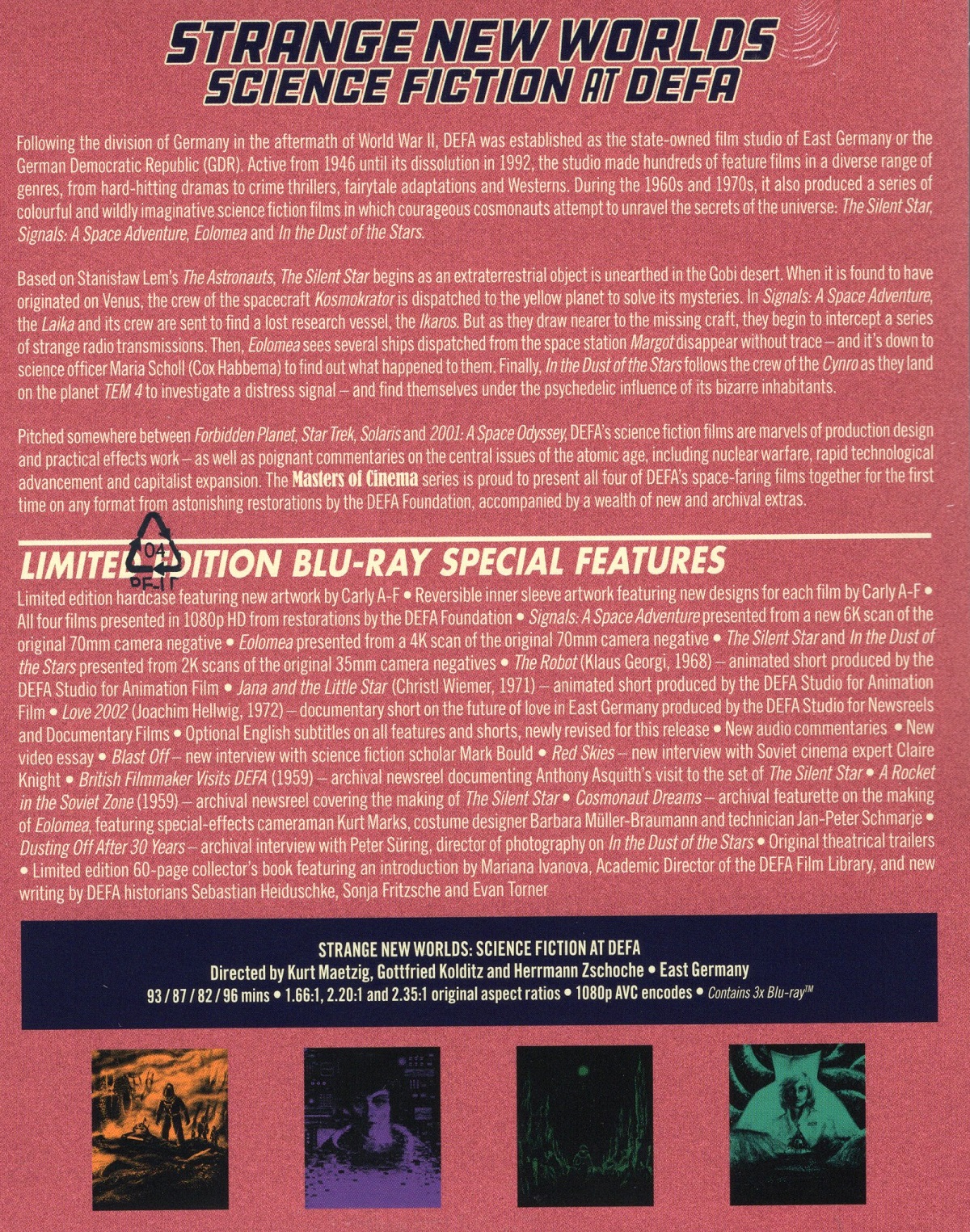 Strange New Worlds: Science Fiction at DEFA (Limited Edition) (ej svensk text) (Blu-ray) - 2