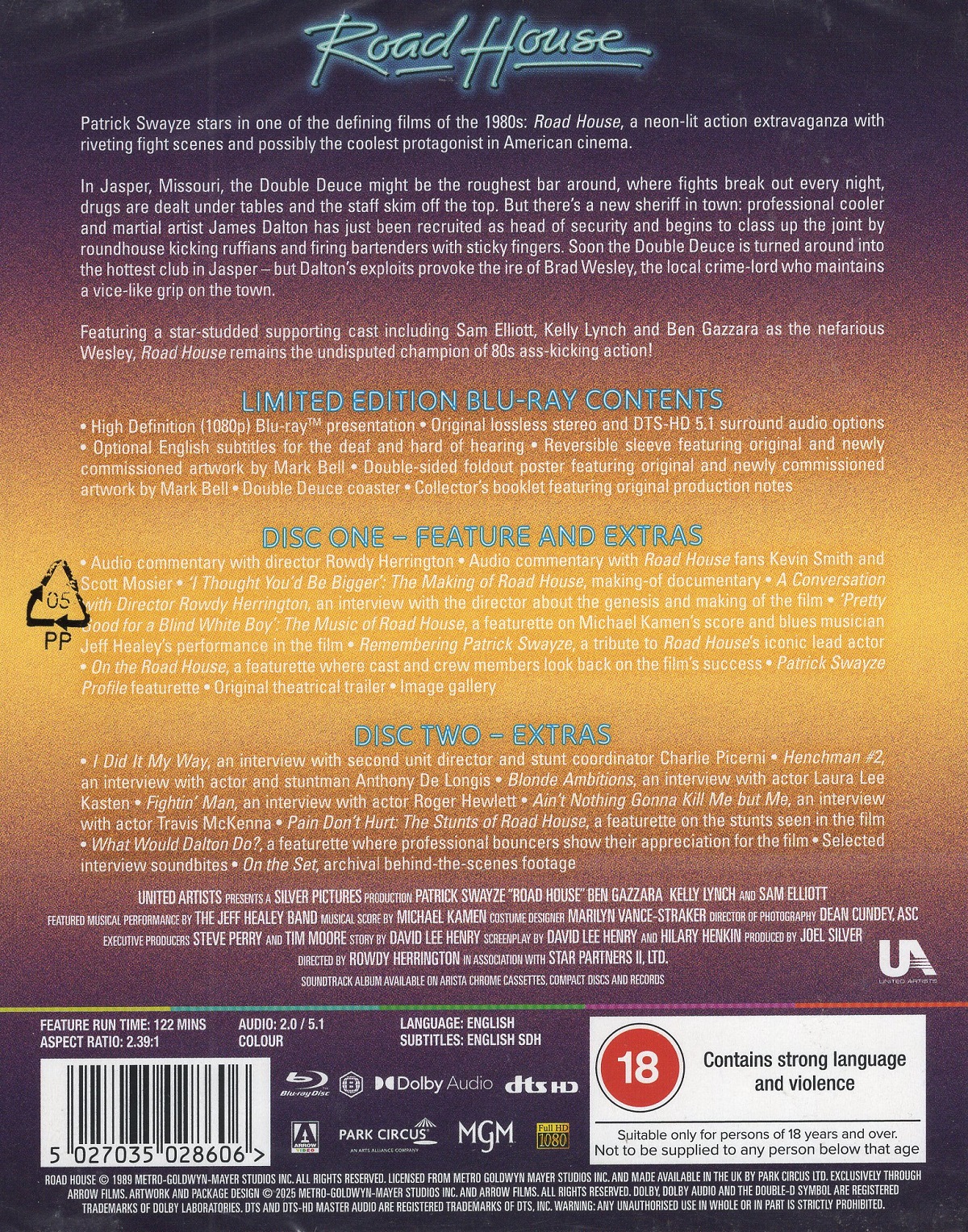 Road House (Limited Edition) (ej svensk text) (Blu-ray) - 2