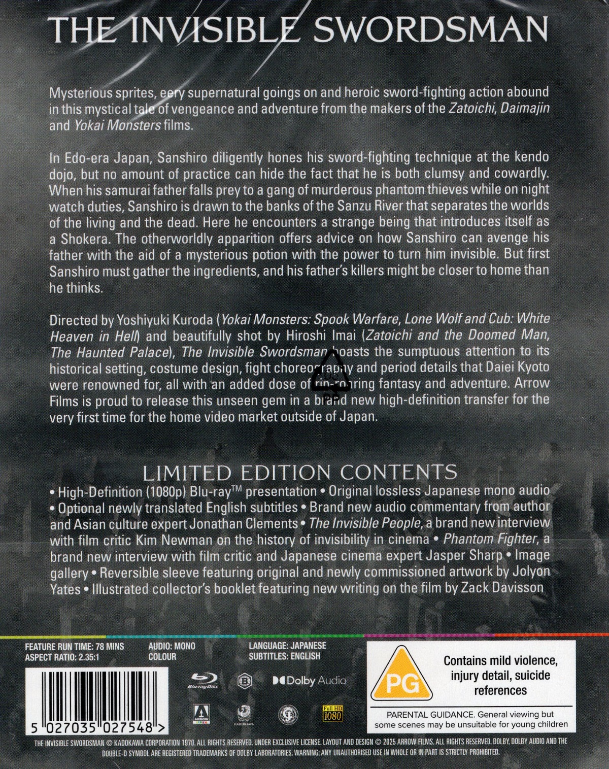 The Invisible Swordsman (Limited Edition) (ej svensk text) (Blu-ray) - 2