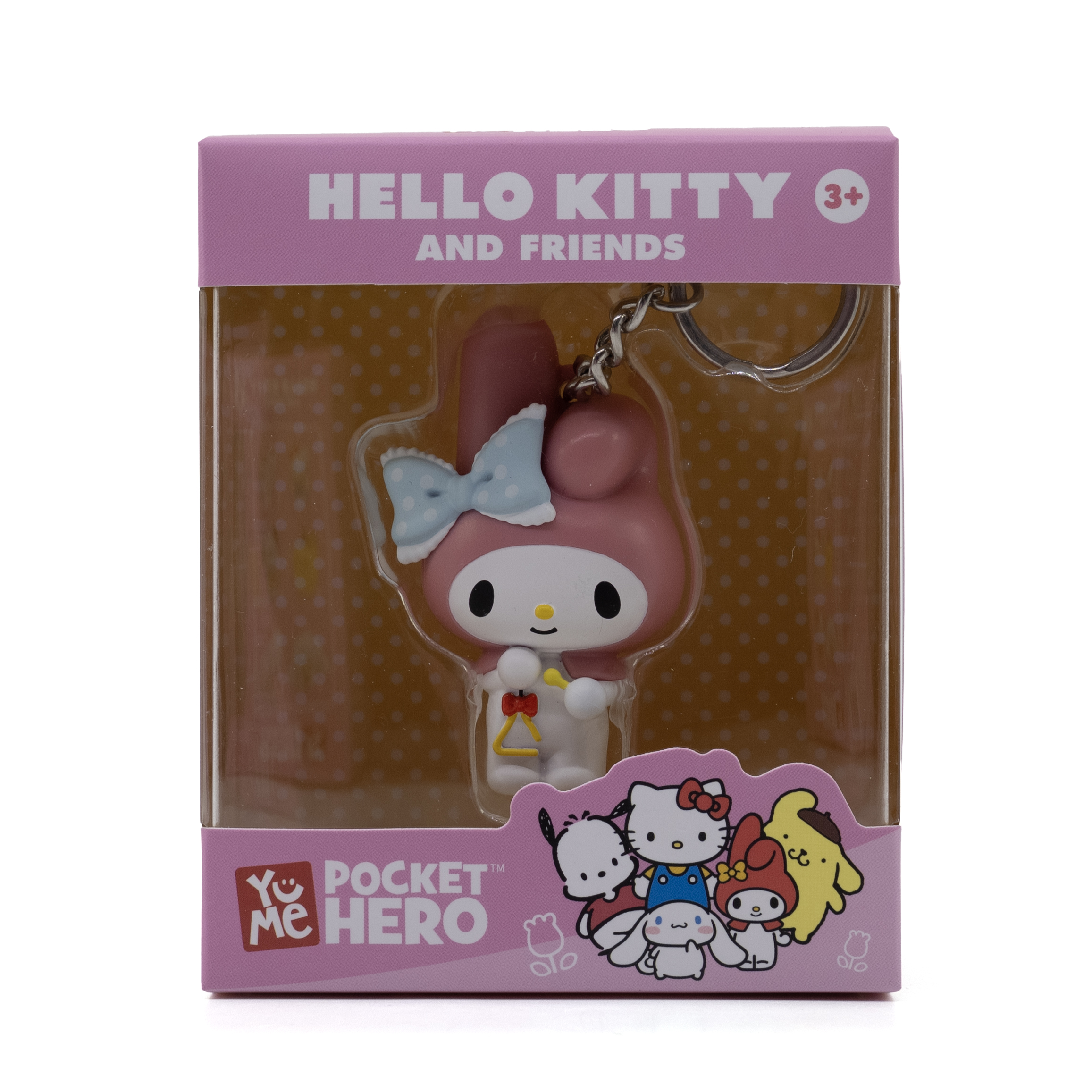 Hello Kitty and Friends 3D nyckelring/bag charm - Pocket Hero Window Box Series 1 - My Melody - 2