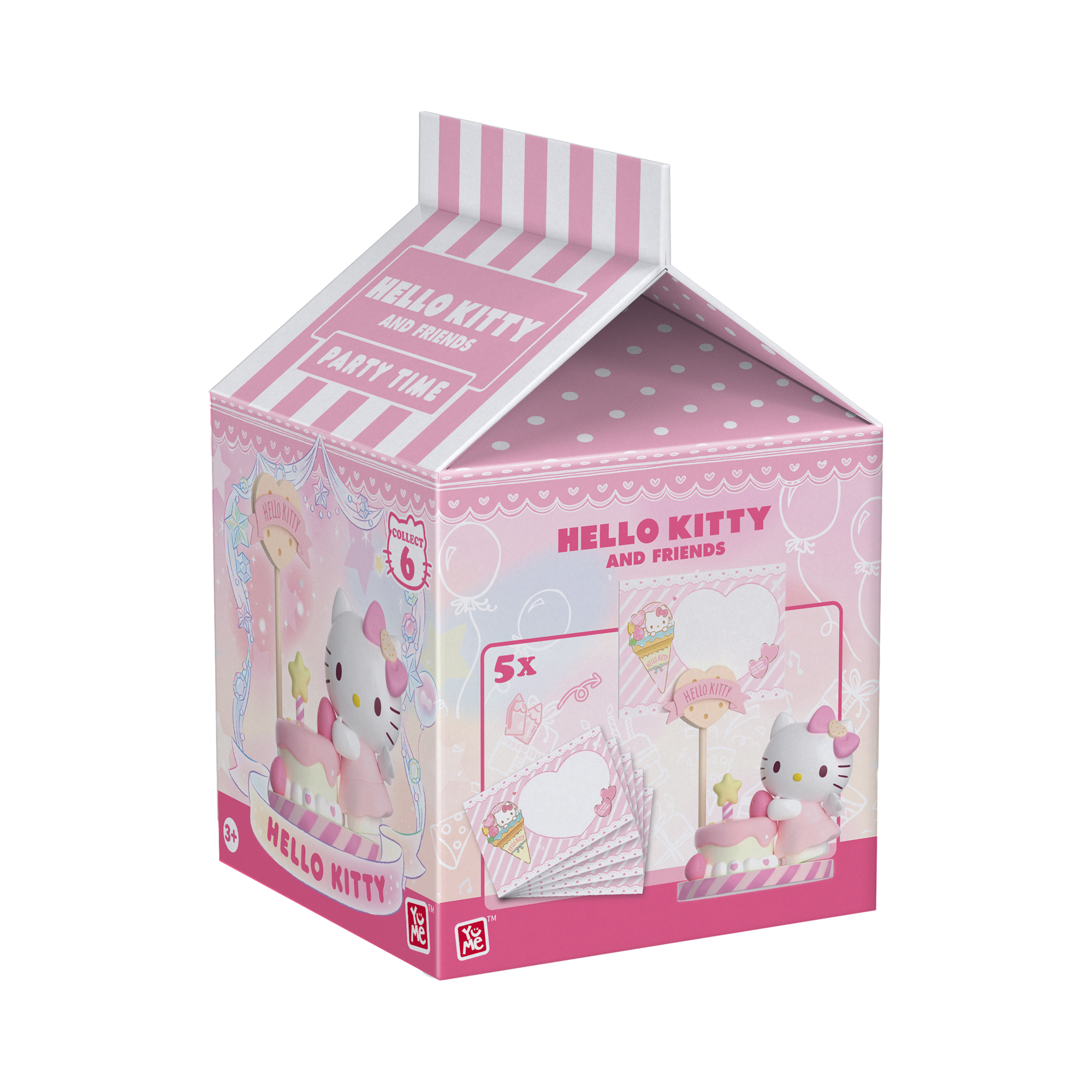 Hello Kitty YuMe Memoställ med Anteckningspapper - Party Time - 5