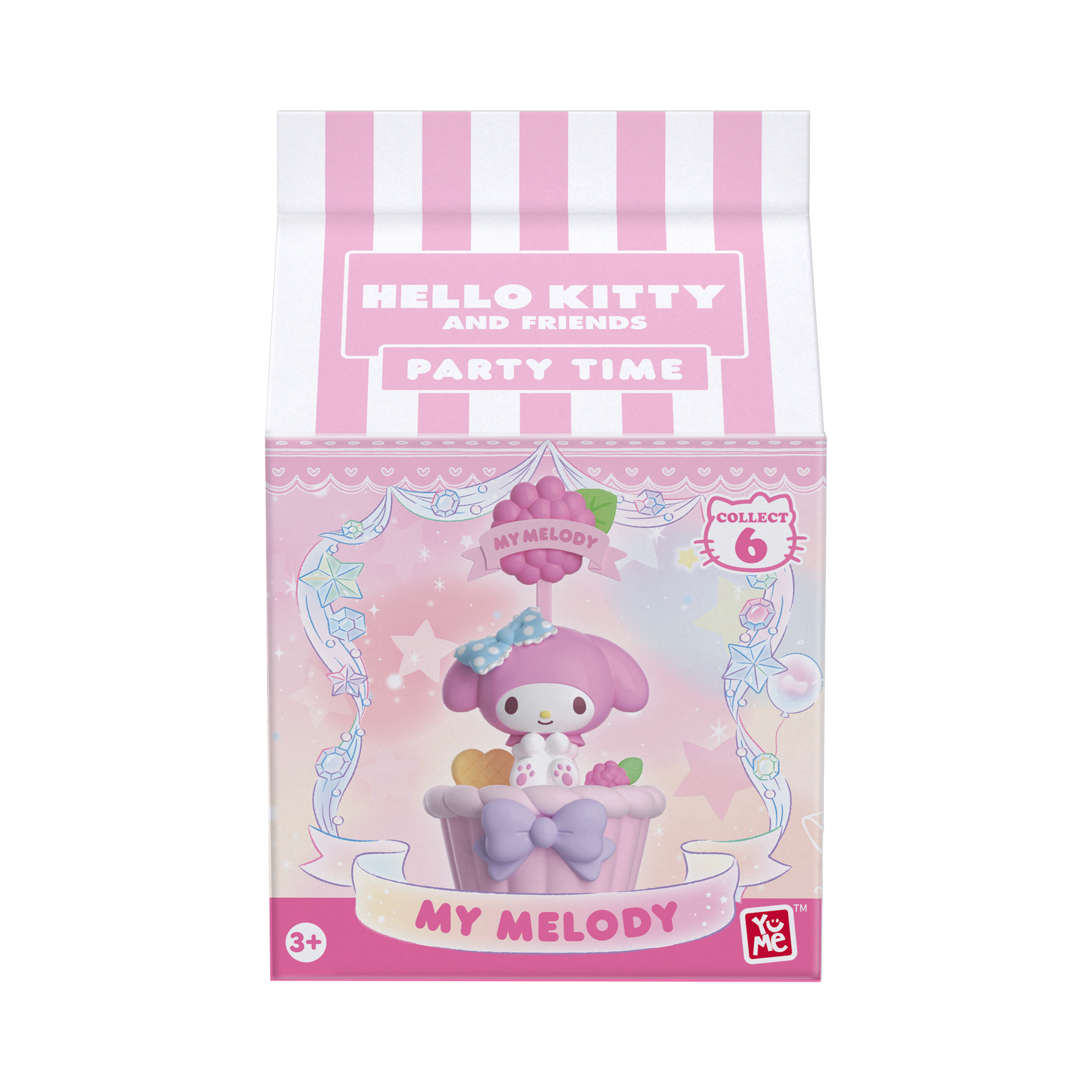 My Melody YuMe Memoställ med Anteckningspapper - Party Time - 7