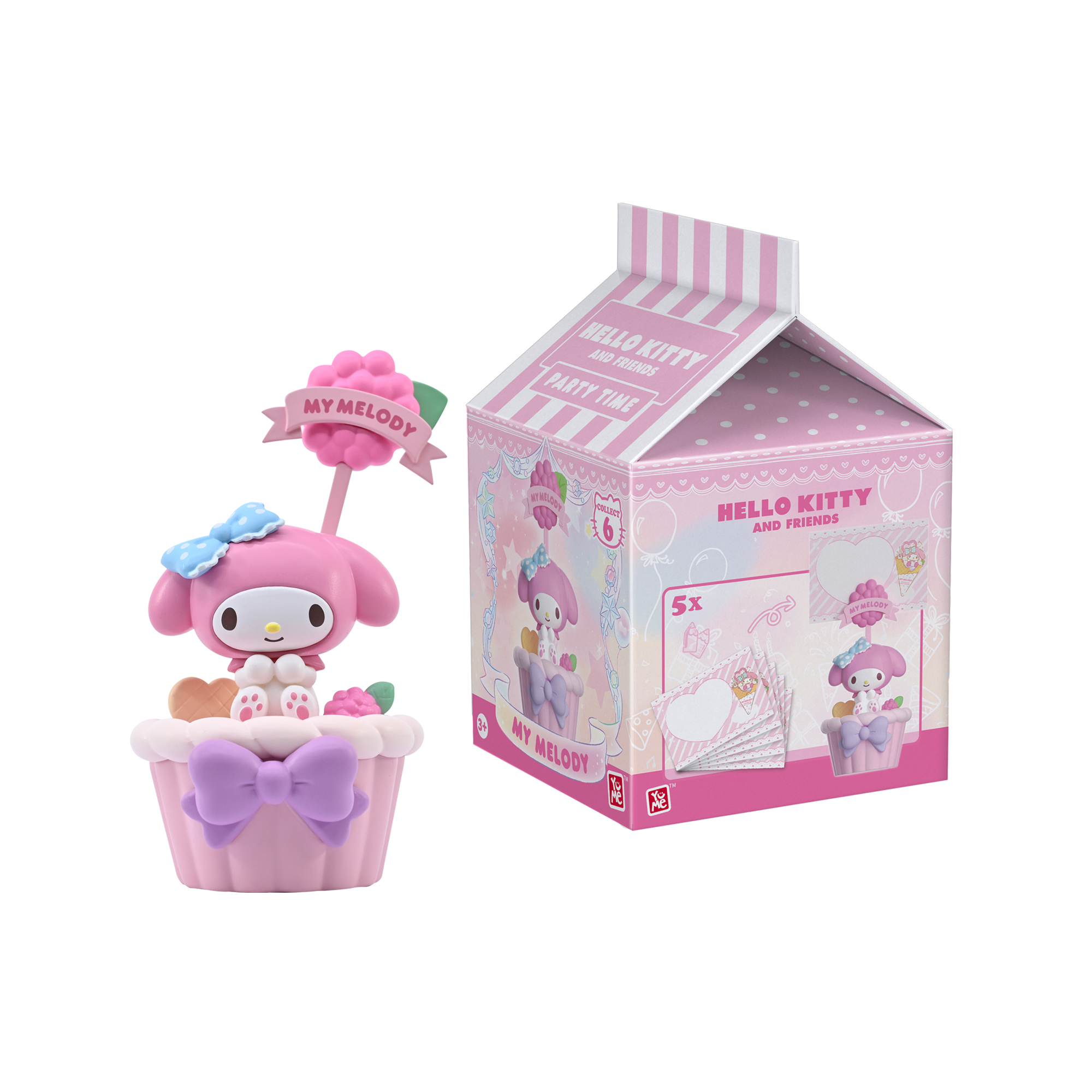 My Melody YuMe Memoställ med Anteckningspapper - Party Time