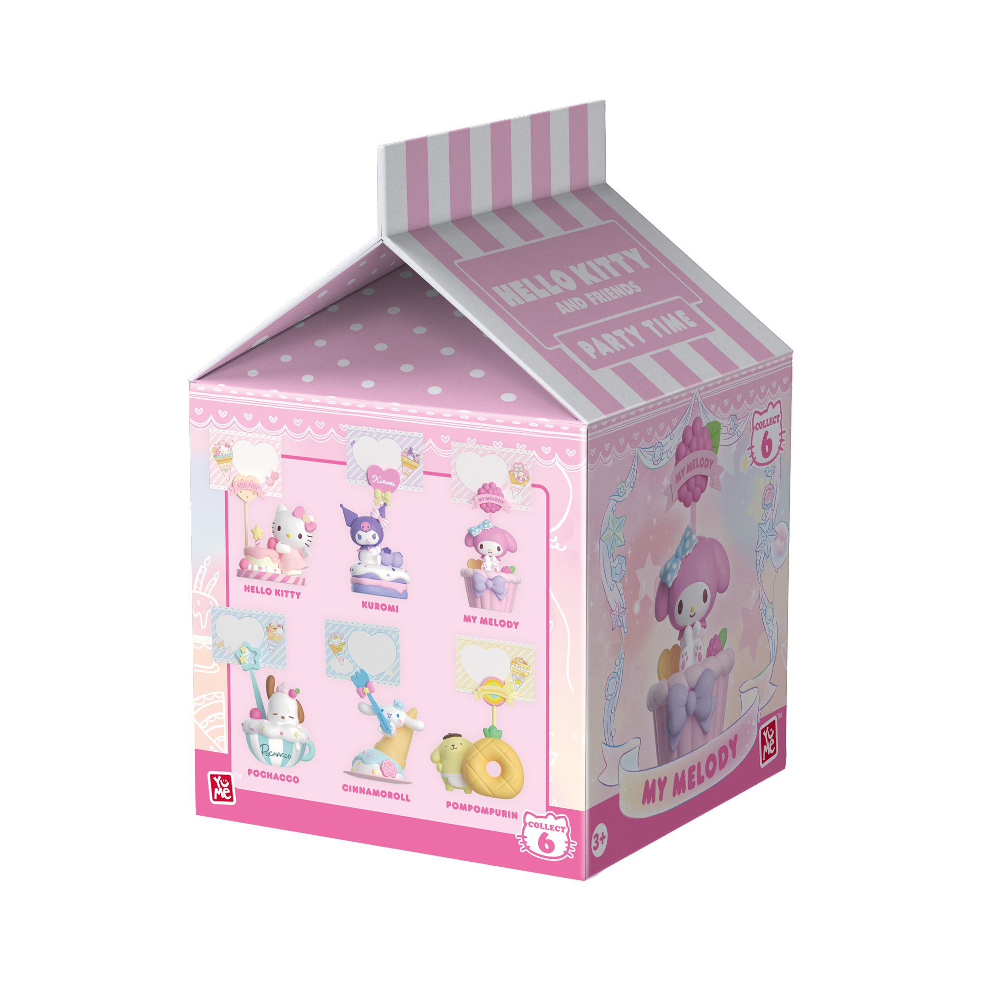 My Melody YuMe Memoställ med Anteckningspapper - Party Time - 6