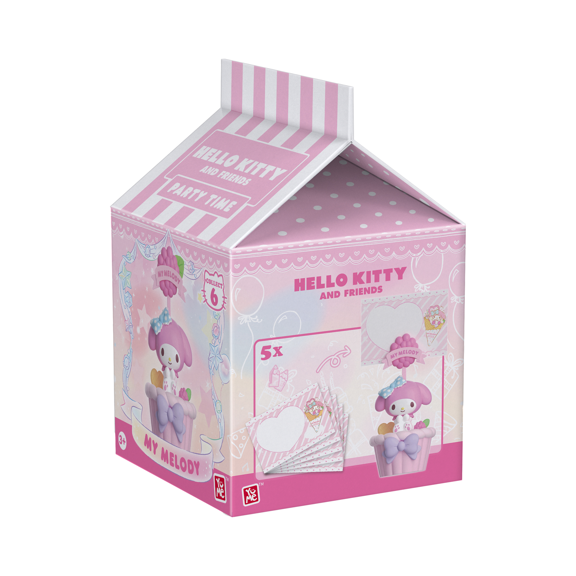 My Melody YuMe Memoställ med Anteckningspapper - Party Time - 5