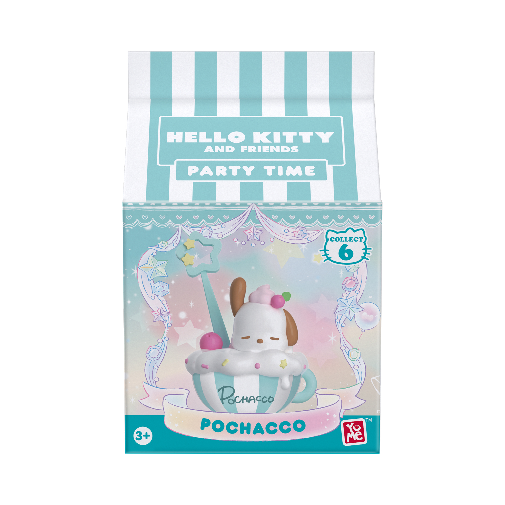 Pochacco YuMe Memoställ med Anteckningspapper - Party Time - 7