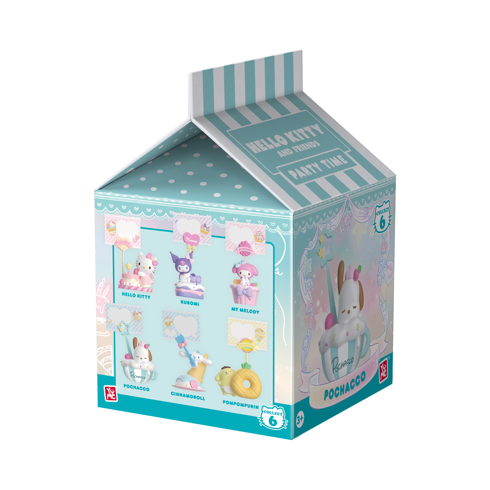 Pochacco YuMe Memoställ med Anteckningspapper - Party Time - 6