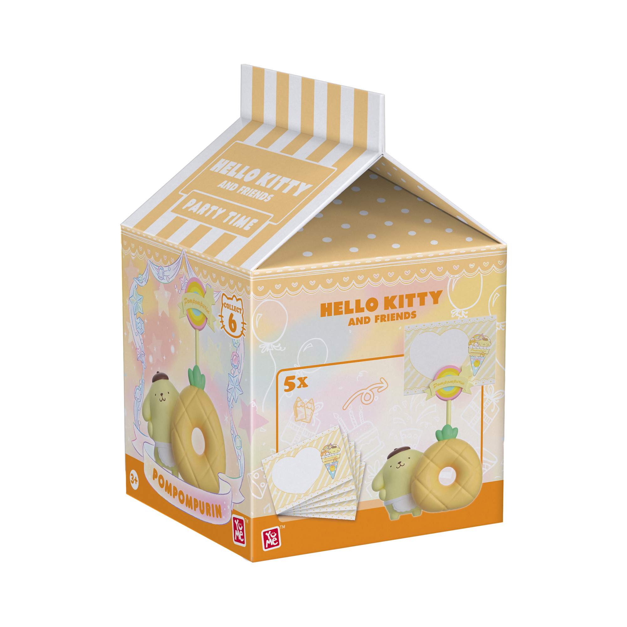 Pompompurin YuMe Memoställ med Anteckningspapper - Party Time - 5