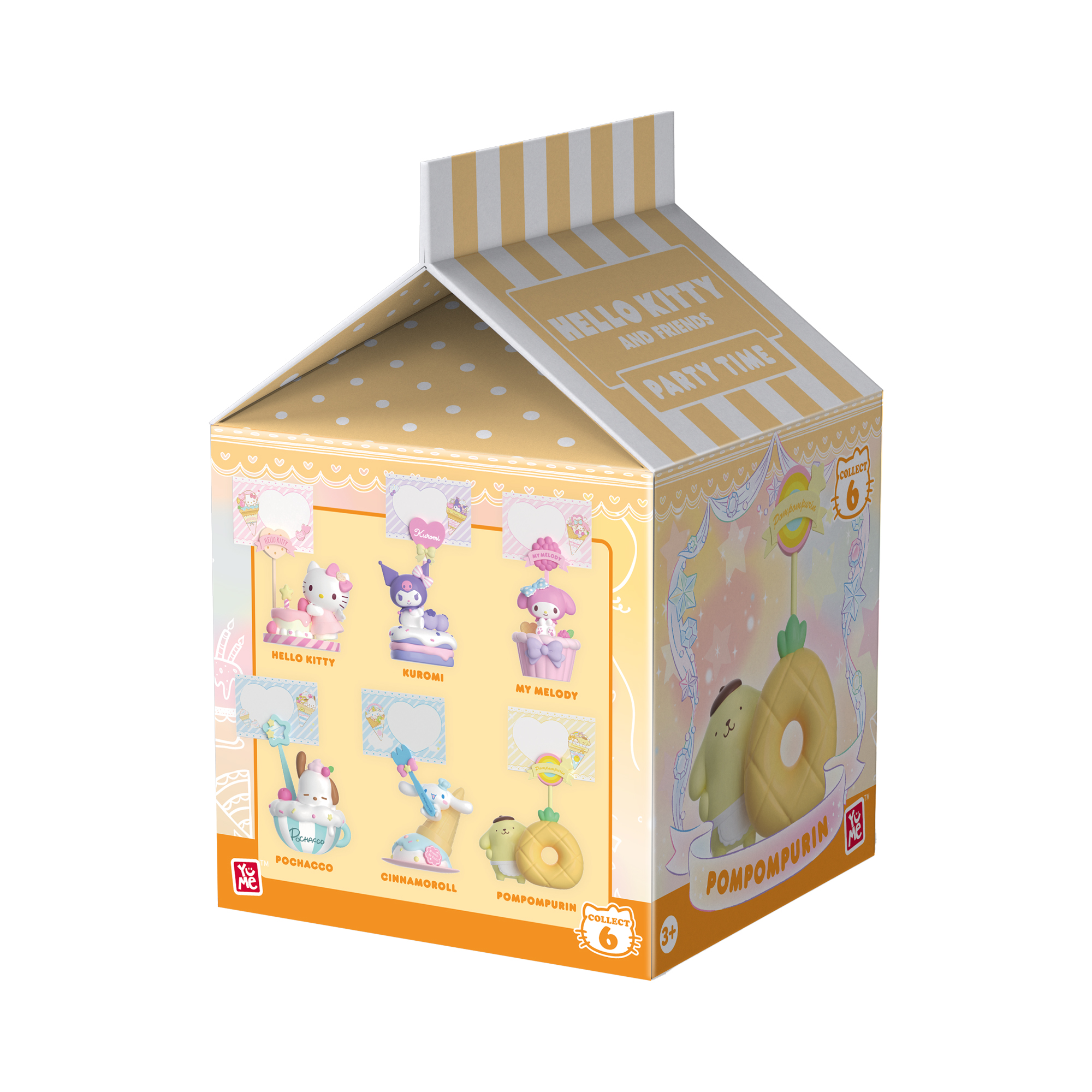 Pompompurin YuMe Memoställ med Anteckningspapper - Party Time - 6