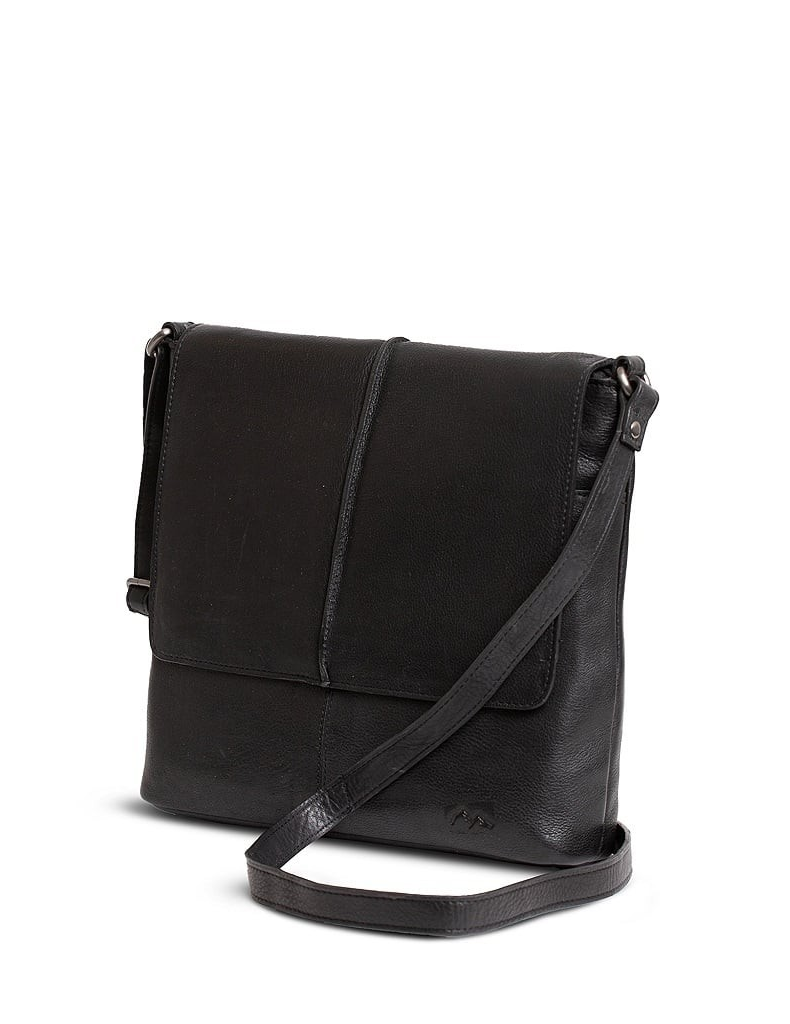 Tiramisu Split Flapbag - Black - Bagoholic
