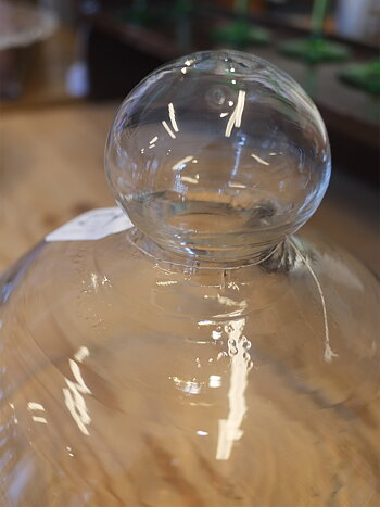 Glaskupa, handblåst.