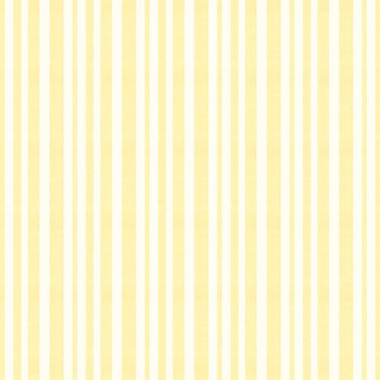 Tyg - Lemon Linen Stripe - Lavender Lemonade