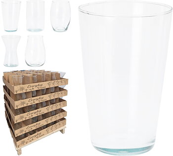 Glasvas 20 cm