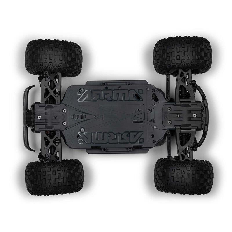 ARRMA 1/10 GRANITE MEGA 665 4X4 RTR Brushed Monster Truck, Green - 19