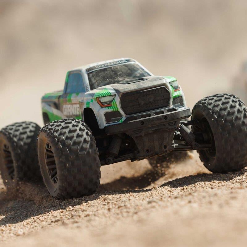 ARRMA 1/10 GRANITE MEGA 665 4X4 RTR Brushed Monster Truck, Green - 7