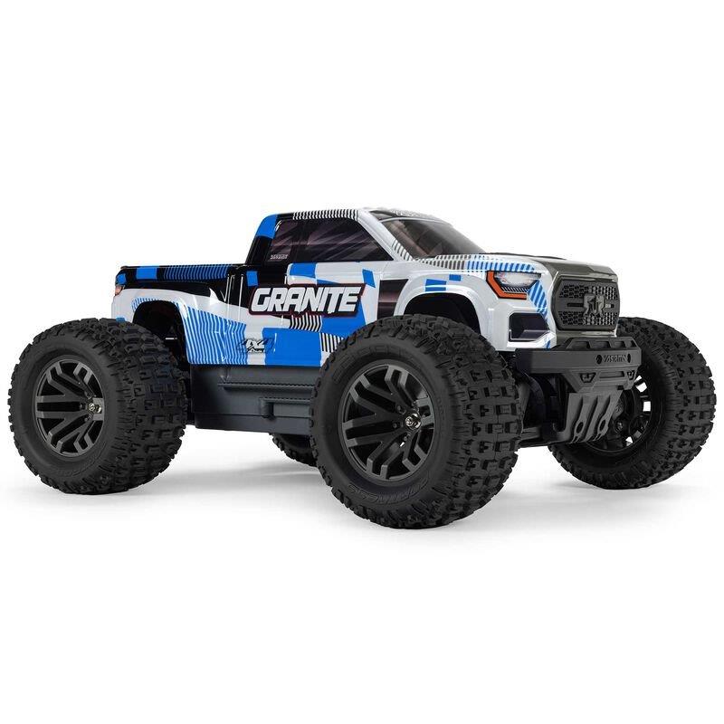 ARRMA 1/10 GRANITE MEGA 665 4X4 RTR Brushed Monster Truck, Blue - 15