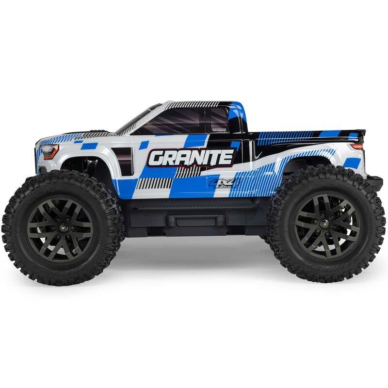 ARRMA 1/10 GRANITE MEGA 665 4X4 RTR Brushed Monster Truck, Blue - 11