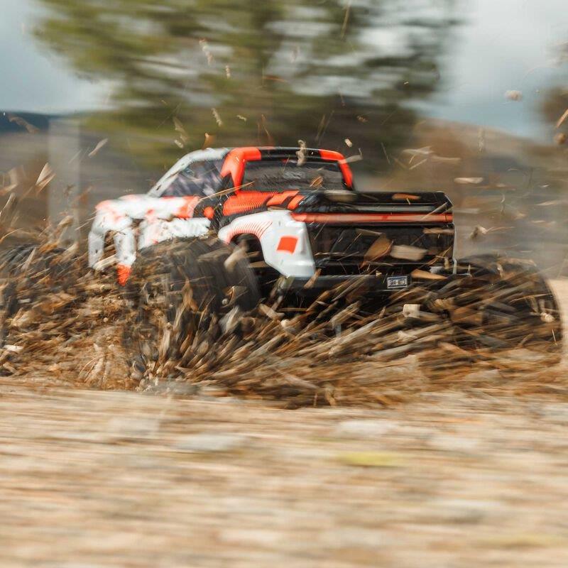 ARRMA 1/10 GRANITE MEGA 665 4X4 RTR Brushed Monster Truck, Orange - 5