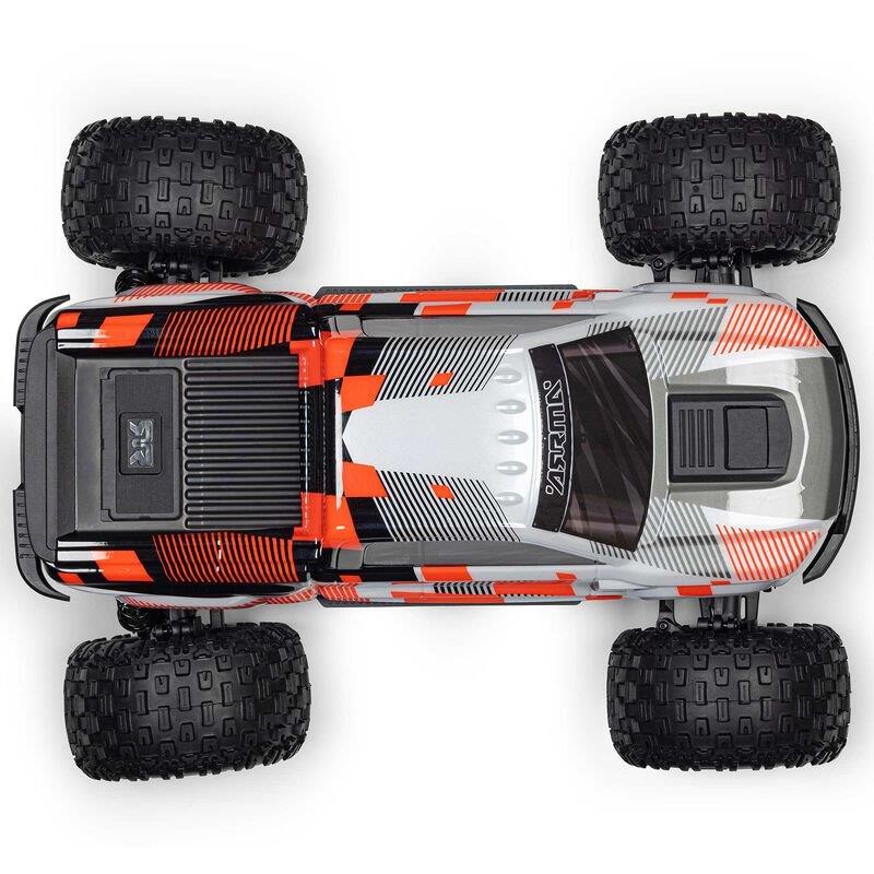 ARRMA 1/10 GRANITE MEGA 665 4X4 RTR Brushed Monster Truck, Orange - 13