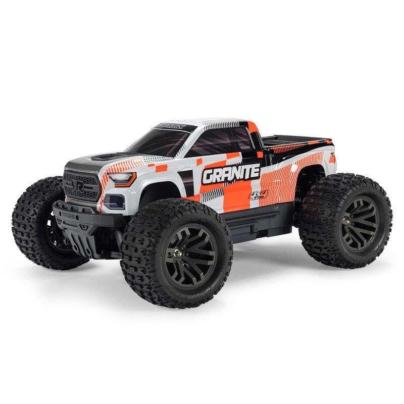ARRMA 1/10 GRANITE MEGA 665 4X4 RTR Brushed Monster Truck, Orange - 2