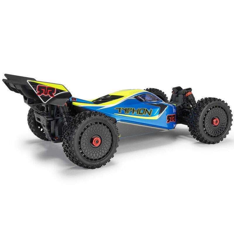 ARRMA 1/8 TYPHON MEGA 665 4X4 RTR Brushed Buggy, Blue - 15