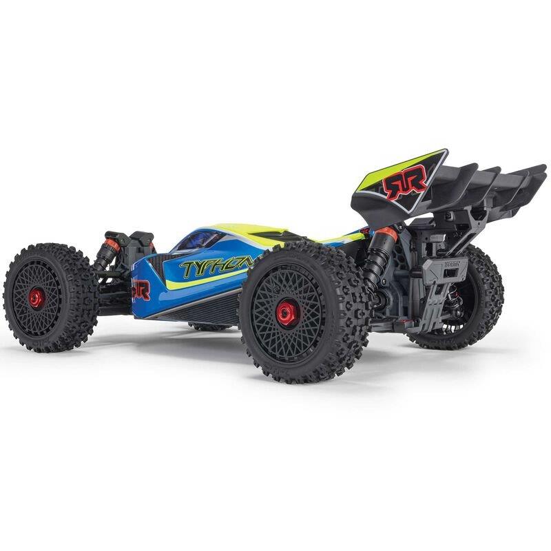 ARRMA 1/8 TYPHON MEGA 665 4X4 RTR Brushed Buggy, Blue - 16