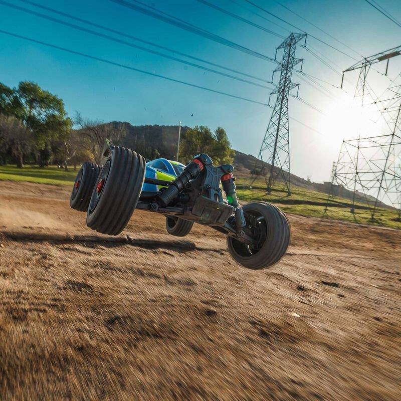 ARRMA 1/8 TYPHON MEGA 665 4X4 RTR Brushed Buggy, Blue - 4