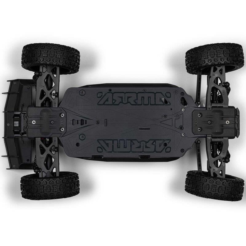 ARRMA 1/8 TYPHON MEGA 665 4X4 RTR Brushed Buggy, Blue - 19