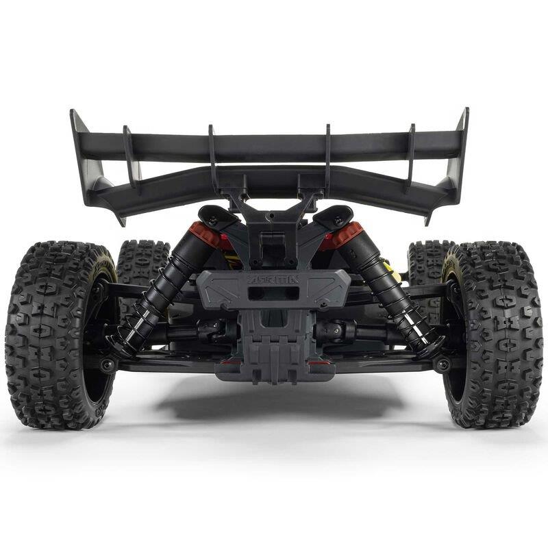 ARRMA 1/8 TYPHON MEGA 665 4X4 RTR Brushed Buggy, Yellow - 12