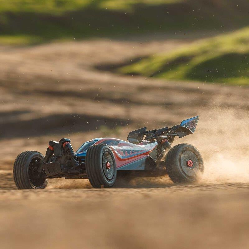 ARRMA 1/8 TYPHON MEGA 665 4X4 RTR Brushed Buggy, Red - 4