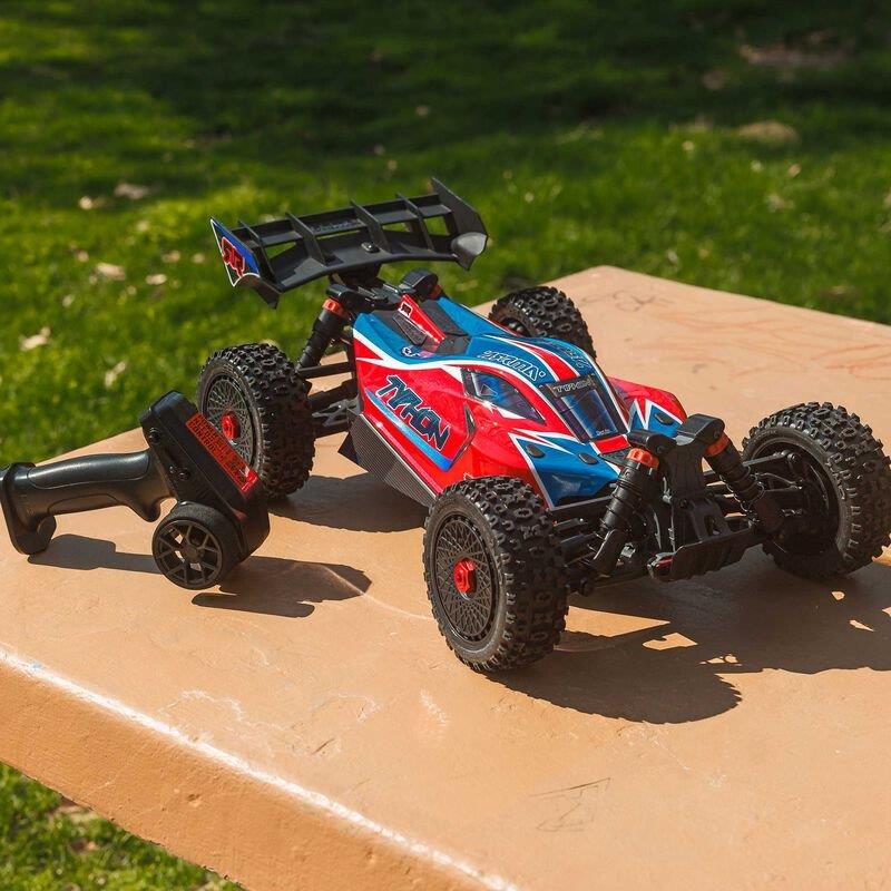 ARRMA 1/8 TYPHON MEGA 665 4X4 RTR Brushed Buggy, Red - 9