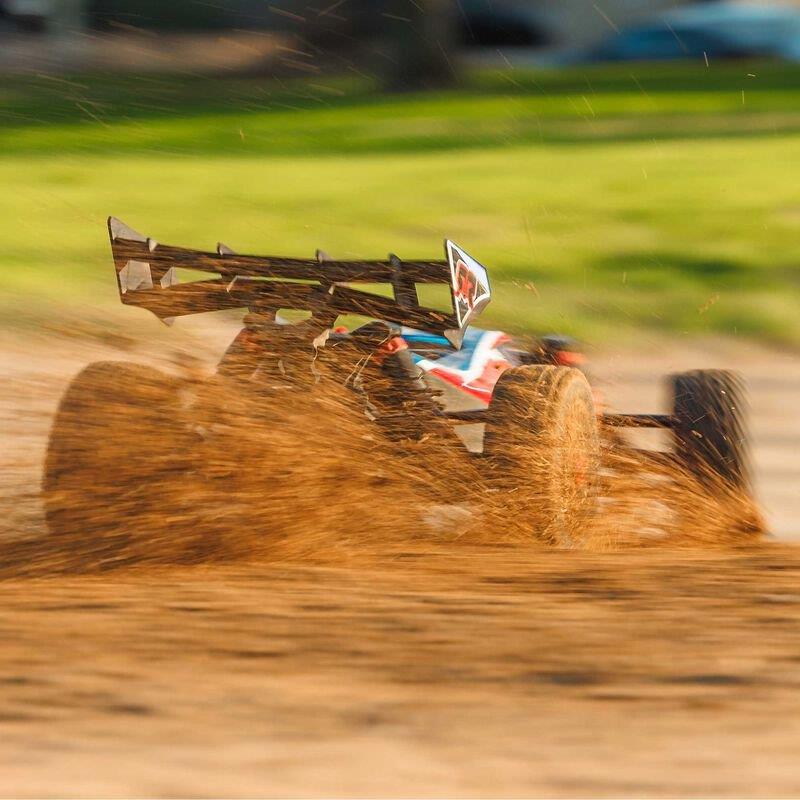 ARRMA 1/8 TYPHON MEGA 665 4X4 RTR Brushed Buggy, Red - 6