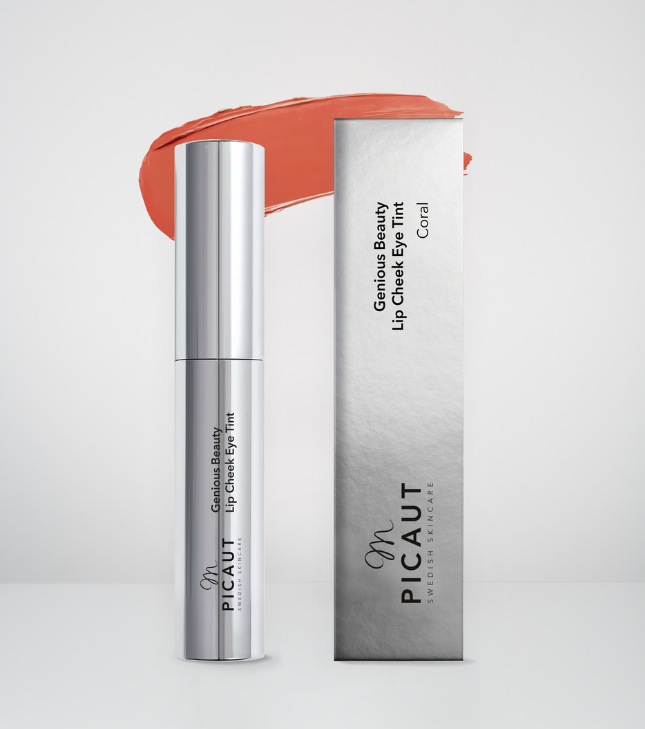 Genious Beauty Lip Cheek Eye Tint Coral  M PICAUT