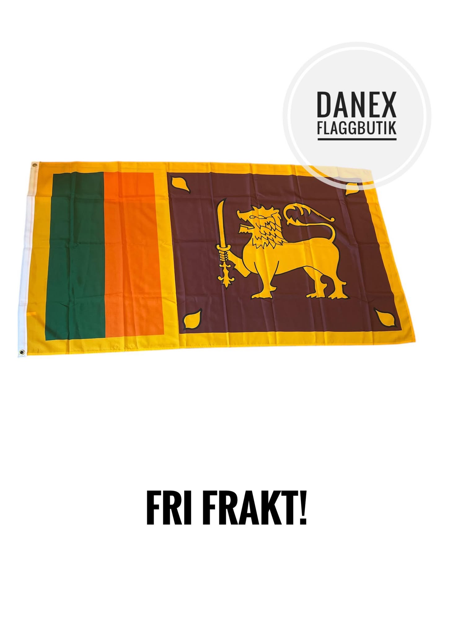 Sri Lanka Nationsflagga  90x150 cm 