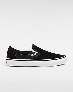 Vans Skate Slip-On Black/White Skatesko