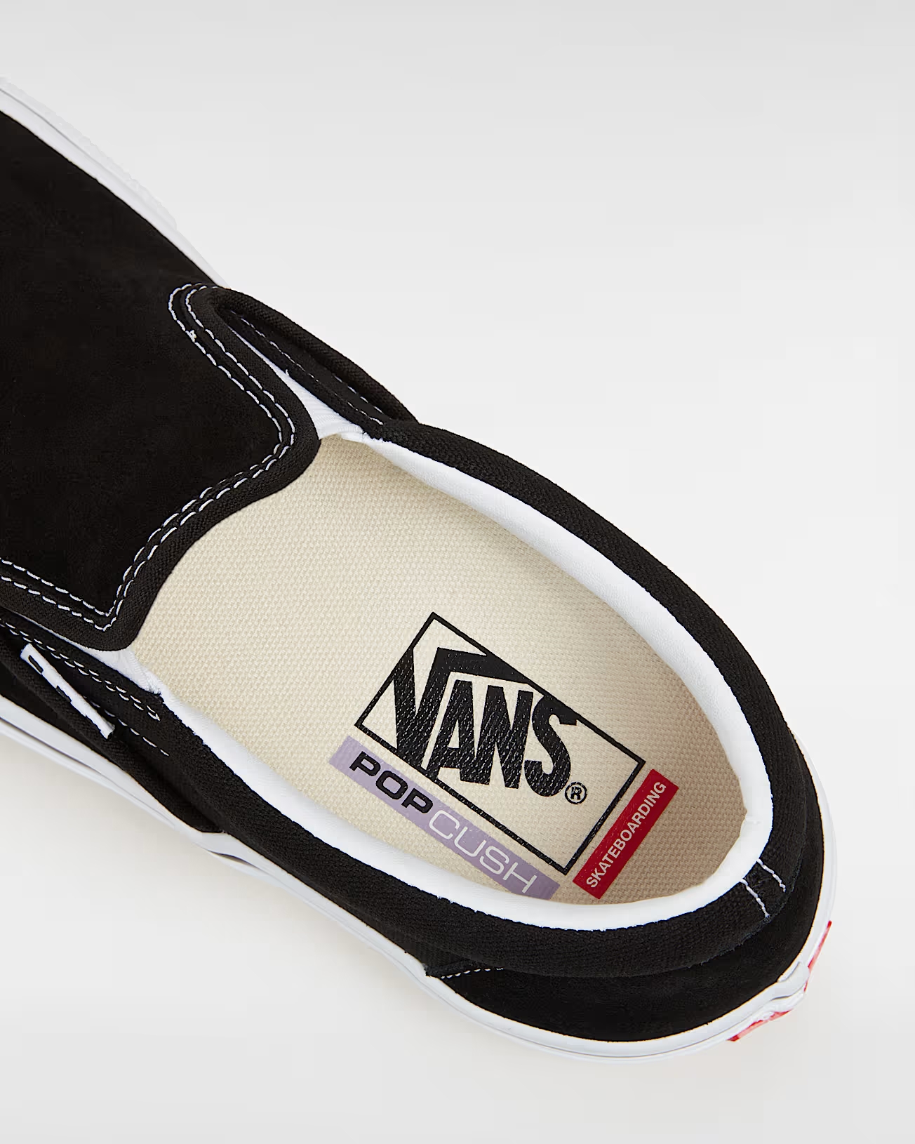 Vans Skate Slip-On Black/White Skatesko - 7