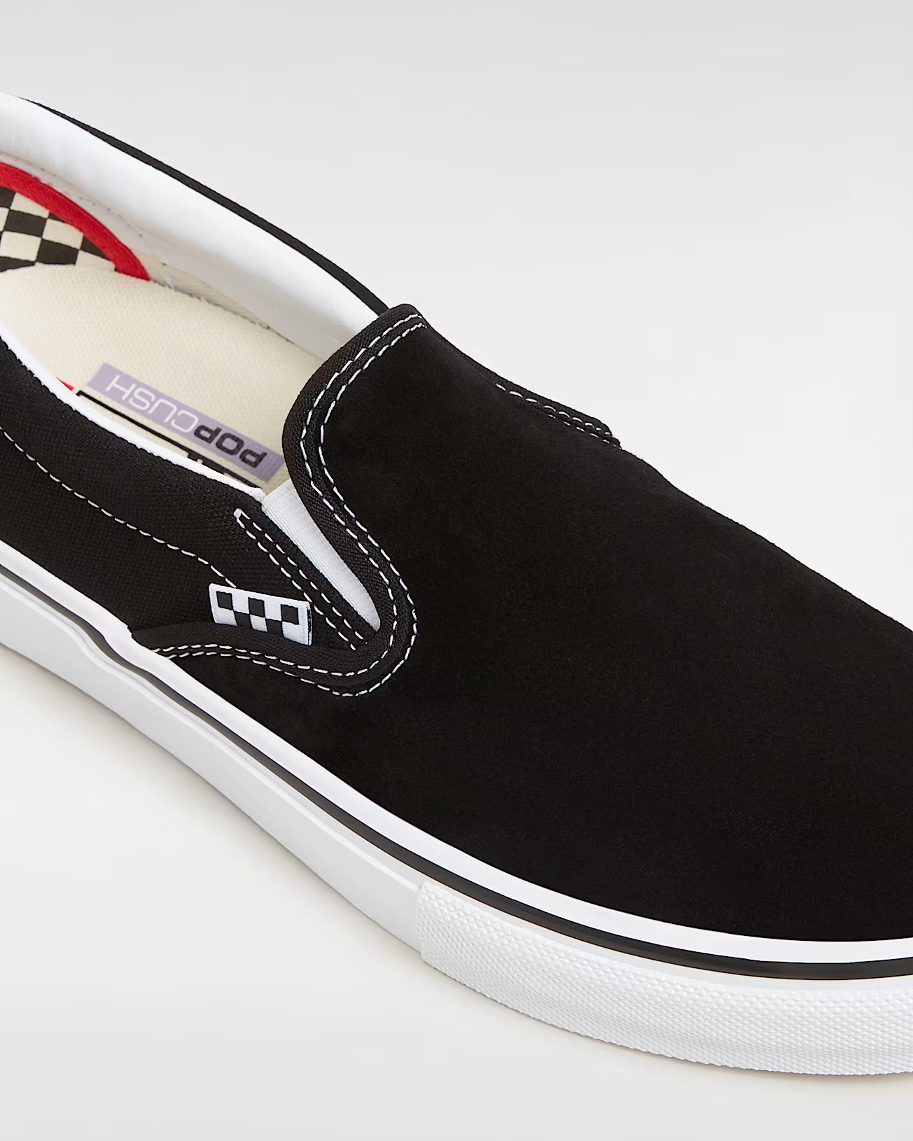 Vans Skate Slip-On Black/White Skatesko - 4