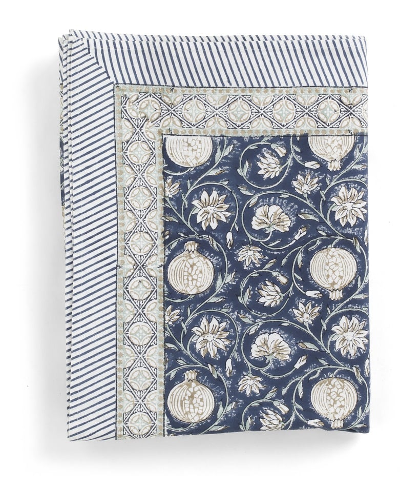 Duk - TANGIER POMEGRANATE Blue- Chamois 