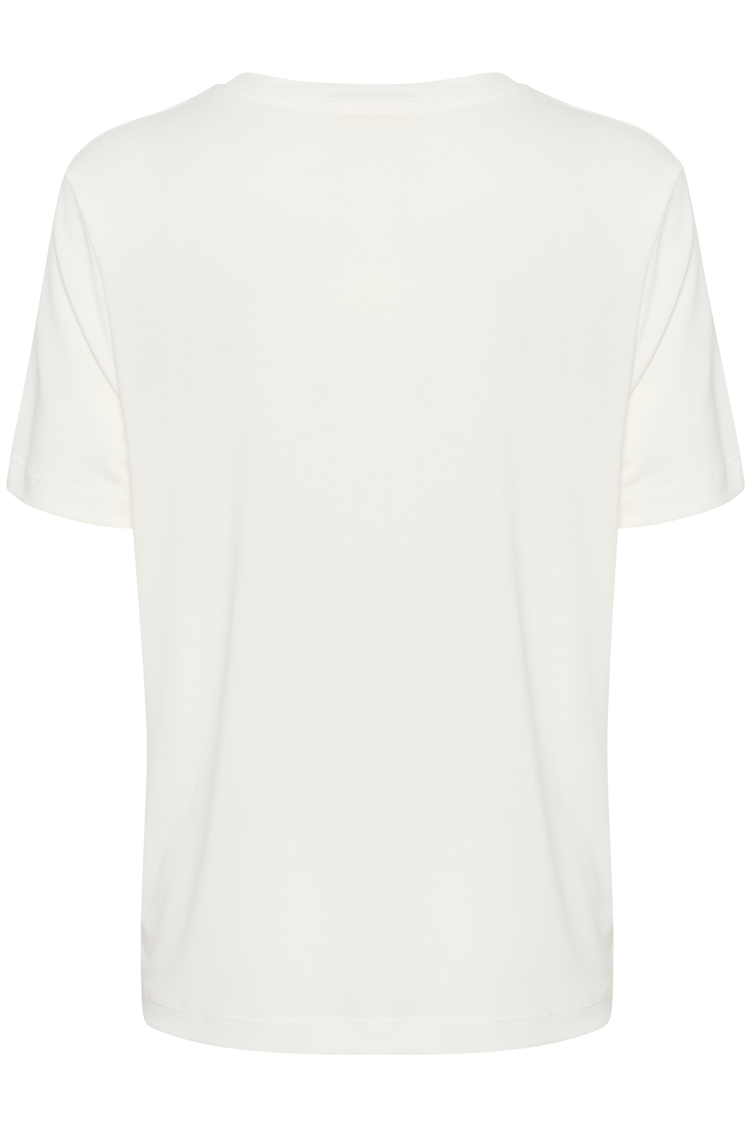  Columbine T-shirt Loose Fit V-Neck SS Broken White - 2