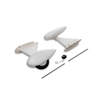 E-flite Landing Gear Set: UMX WACO, White