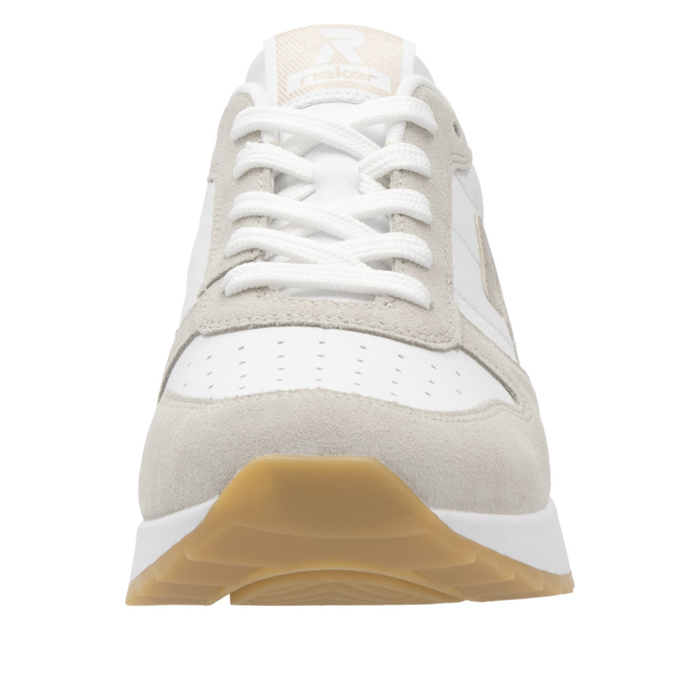 Rieker Damsneakers Vit/Beige - 5