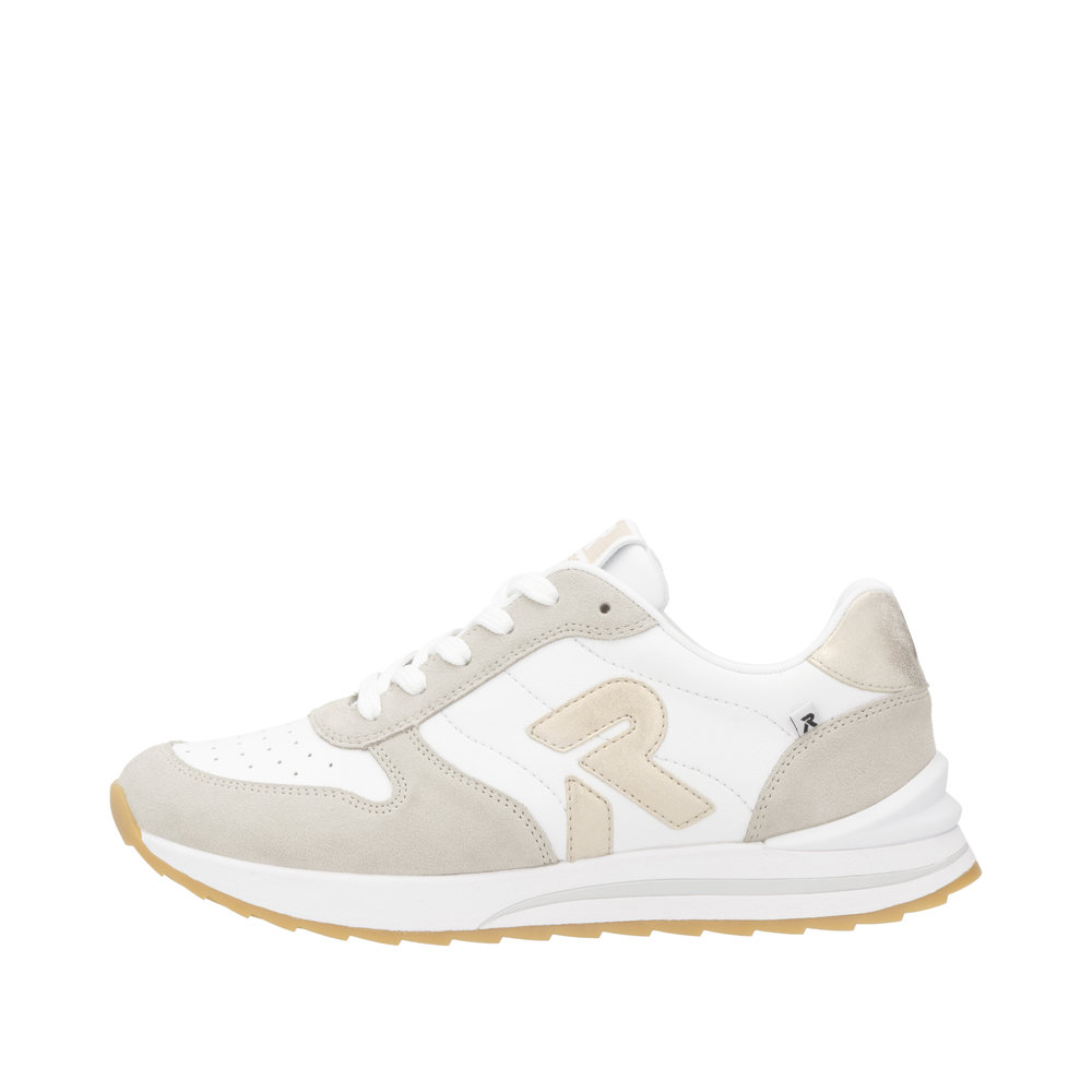 Rieker Damsneakers Vit/Beige - 2