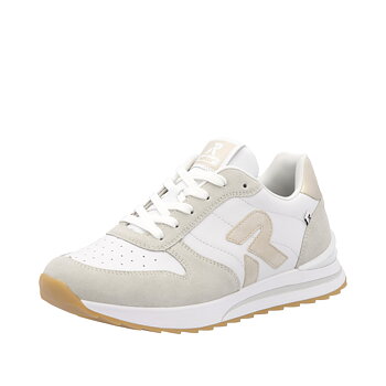 Rieker Damsneakers Vit/Beige