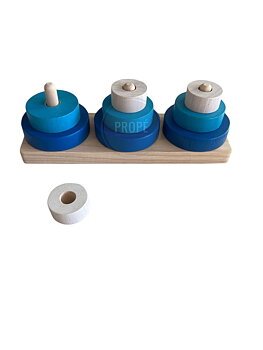Ringar på pinne - Plan Toys 