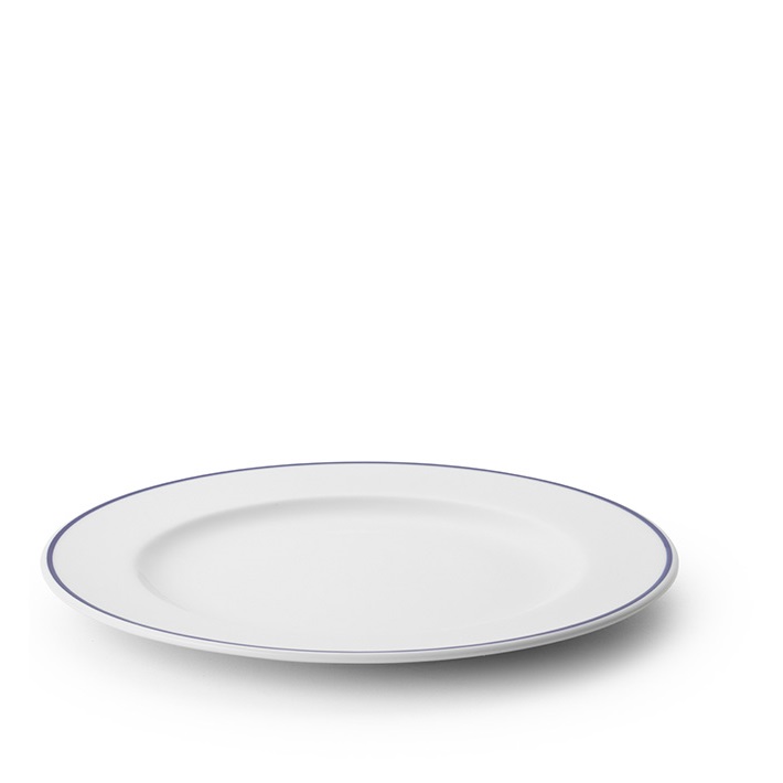 Basic blå rand Porslin Benedikt - 3