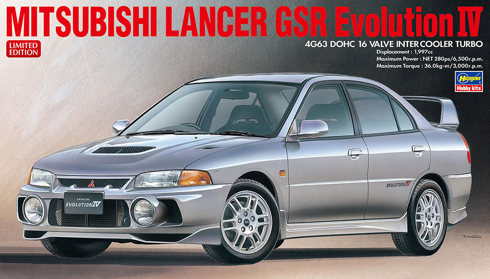 1/24 Mitsubishi Lancer GSR Evo IV