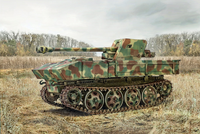 Stridsvagn RSO 7.5cm m, PAK40, 1/35 - 2