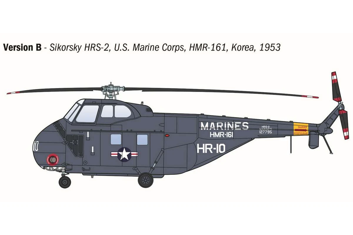 Helikopter HAS22 / H04S-3 / H-19 1/72 - 3