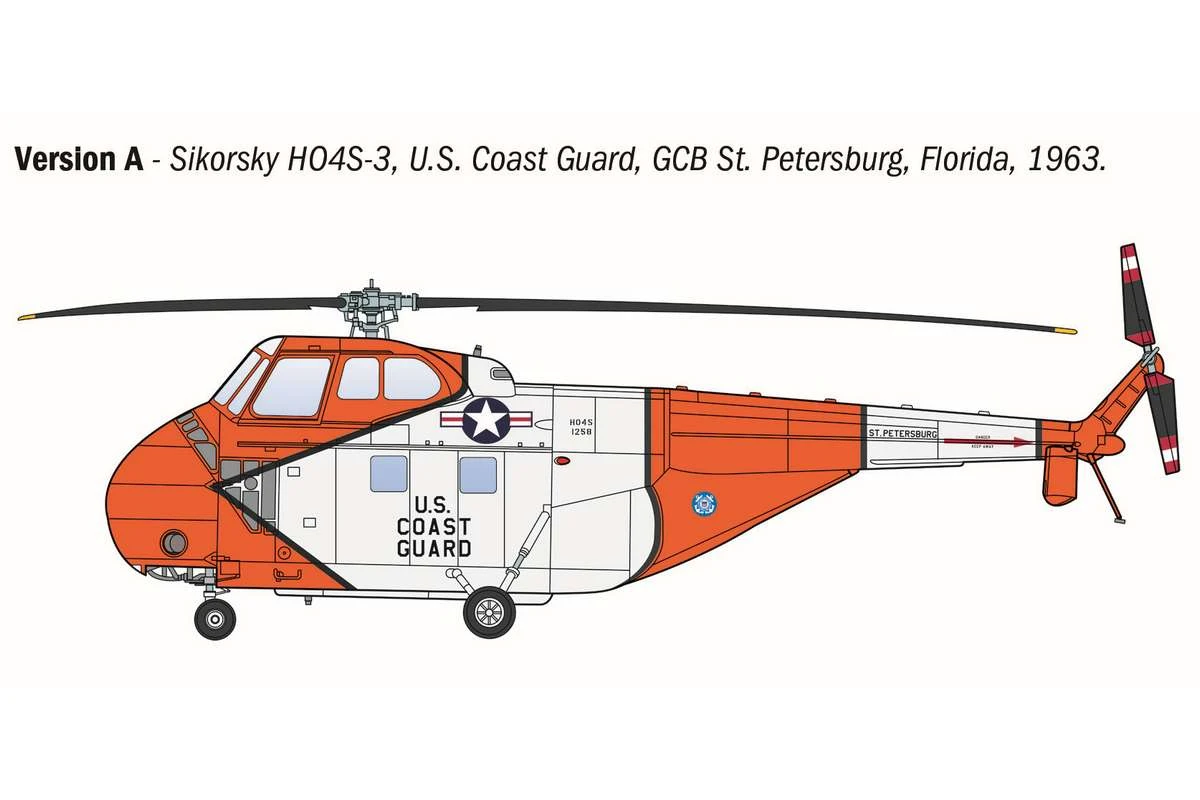 Helikopter HAS22 / H04S-3 / H-19 1/72 - 2