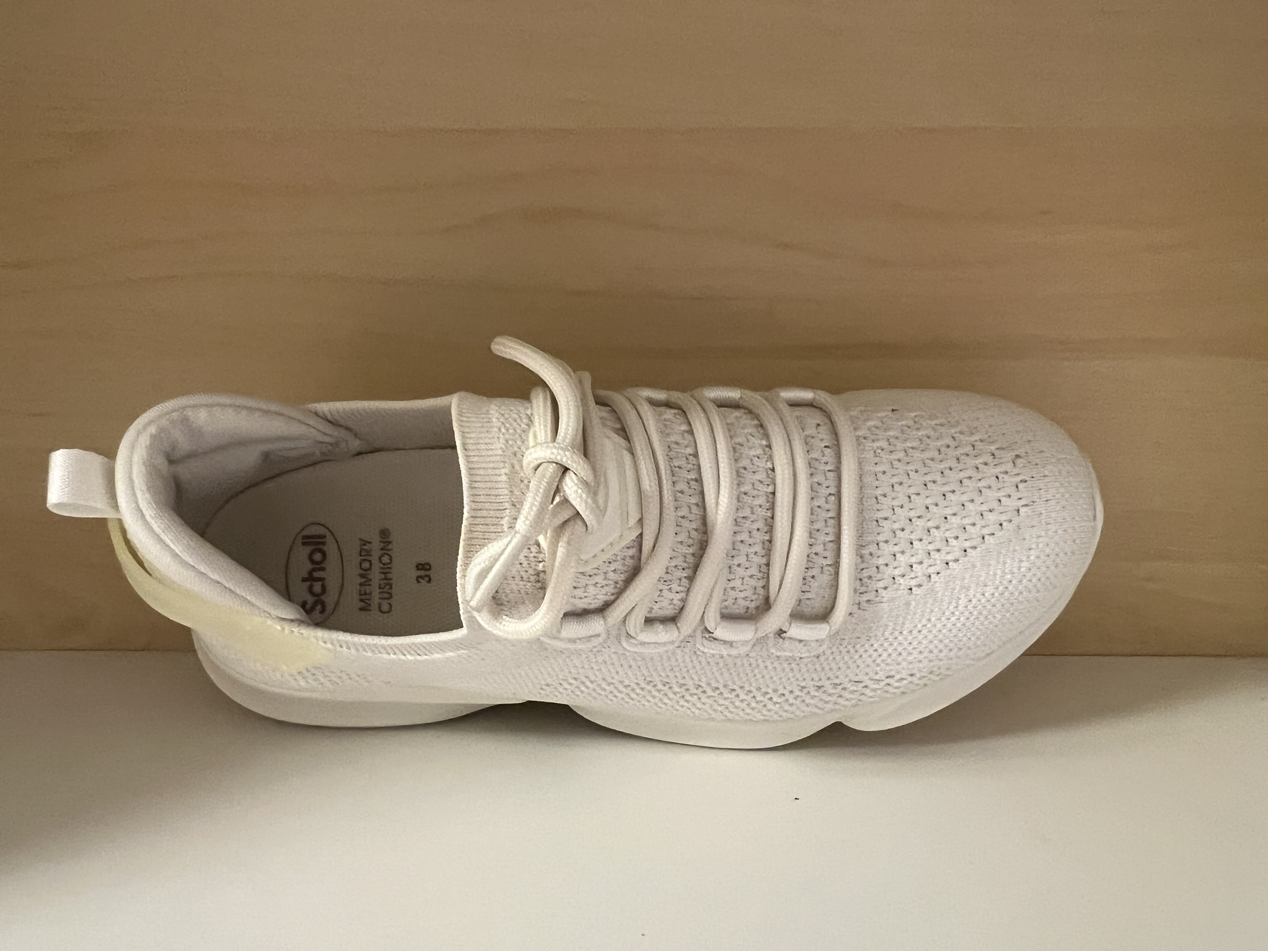 Scholl fritidssko ljusbeige Memory Cushion innersula. Biomechanica skyddar leder, knän och rygg. - 3